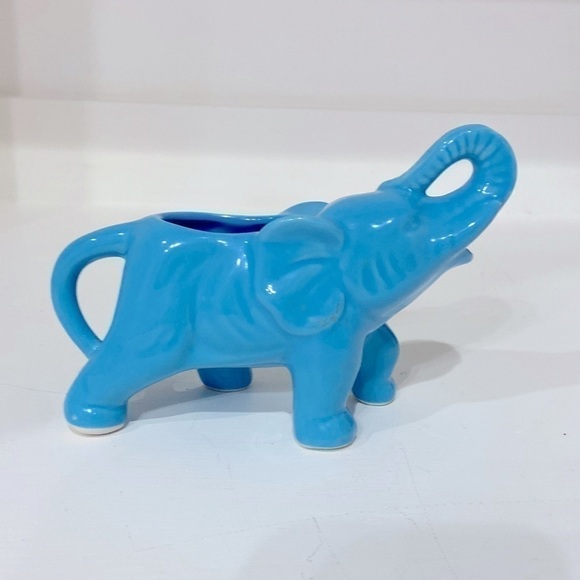 Baby Blue Ceramic Elephant Creamer Homeessentials - Picture 2 of 4